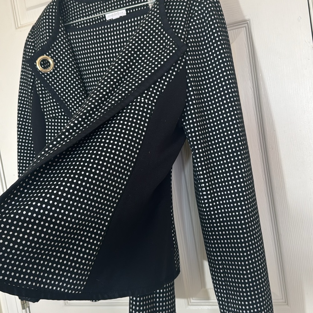 Charter Club Polka Dots Top & Skirt Set Size Large / 12 - Picture 3 of 8
